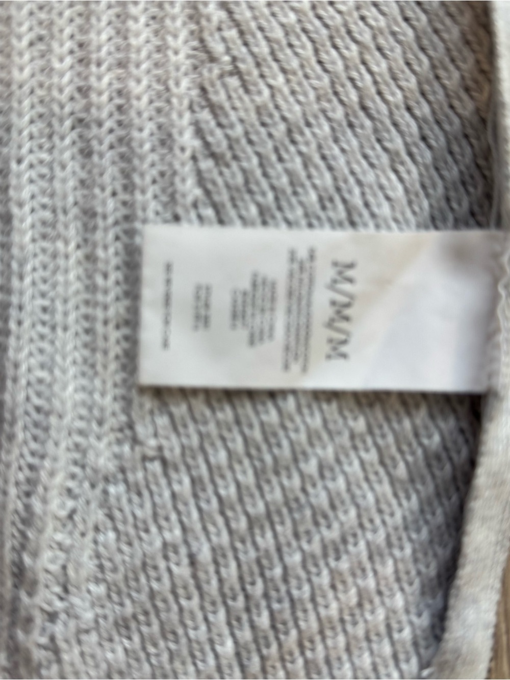 V-Neck Ribbed Knit Women's Sweater with side zippers - Light Gray - Picture 10 of 13